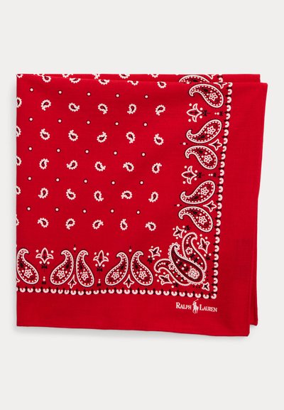 Polo Ralph Lauren PAISLEY COTTON BANDANNA - Selyemkendő - red