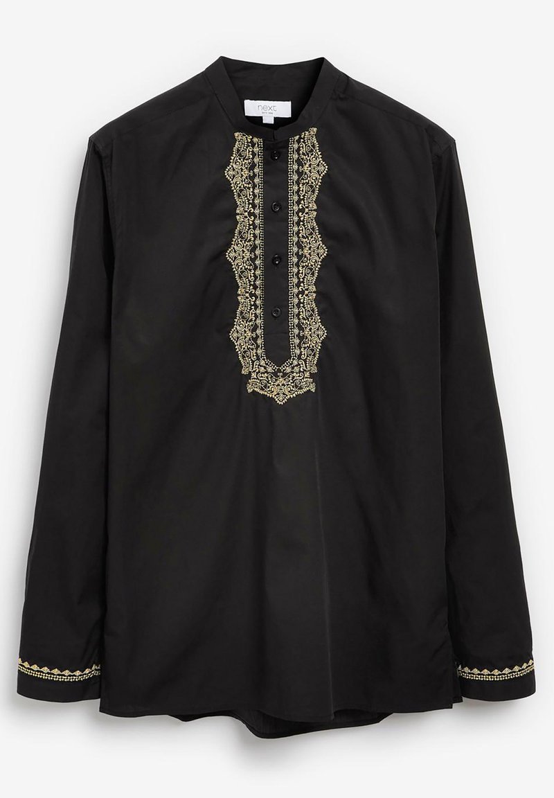 Herren Freizeithemden | Next EMBROIDERED REGULAR LENGTH KURTA Hemd black/schwarz - KB45465 Herren Freizeithemden | Next EMBROIDERED REGULAR LENGTH KURTA Hemd black/schwarz - KB45465