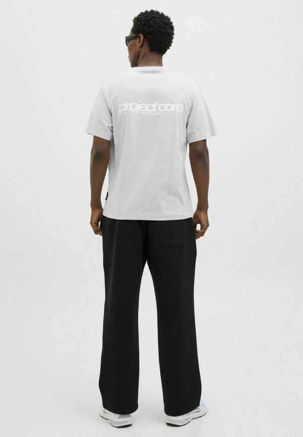 JCOUNION BACK PRINT TEE CREW - T-Shirt print - gray dawn