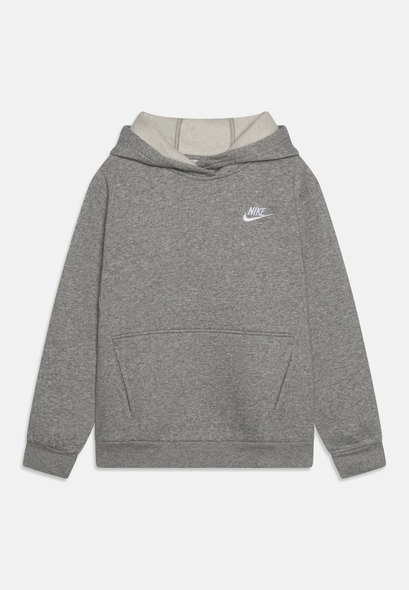 Nike Sportswear CLUB PLUS UNISEX - Mikina s kapucí - dark grey heather