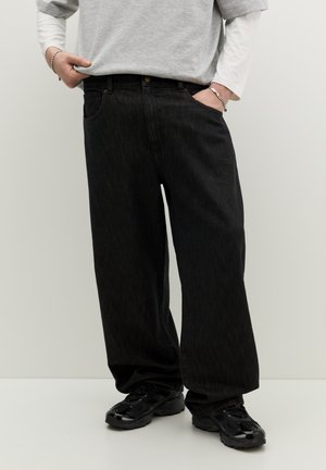 WIDE-LEG - Jeans Relaxed Fit - brown