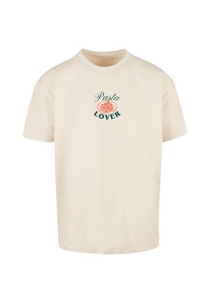 F4NT4STIC, PASTA LOVER - T-Shirt print - sand