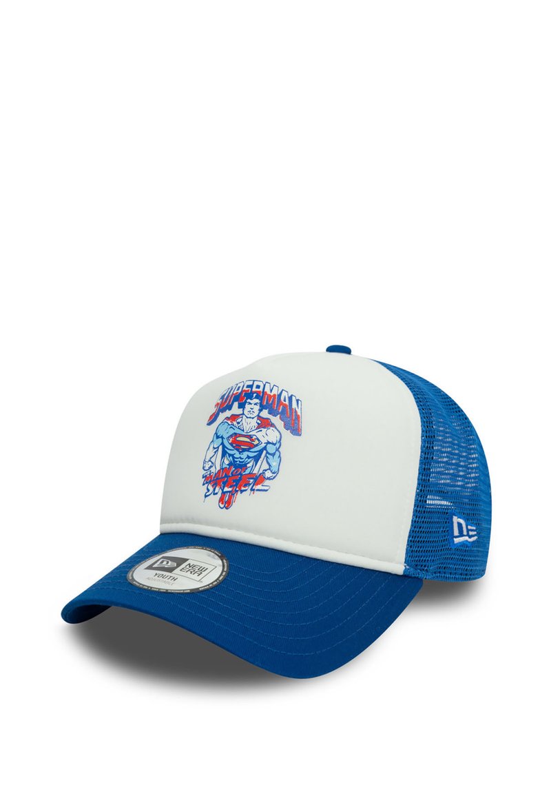 New Era - DC TRUCKER ADJUSTABLE SUPERMAN - Kepuraitė - blau weiß, Padidinti