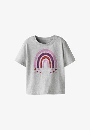 Name it, Camiseta estampada - light grey melange