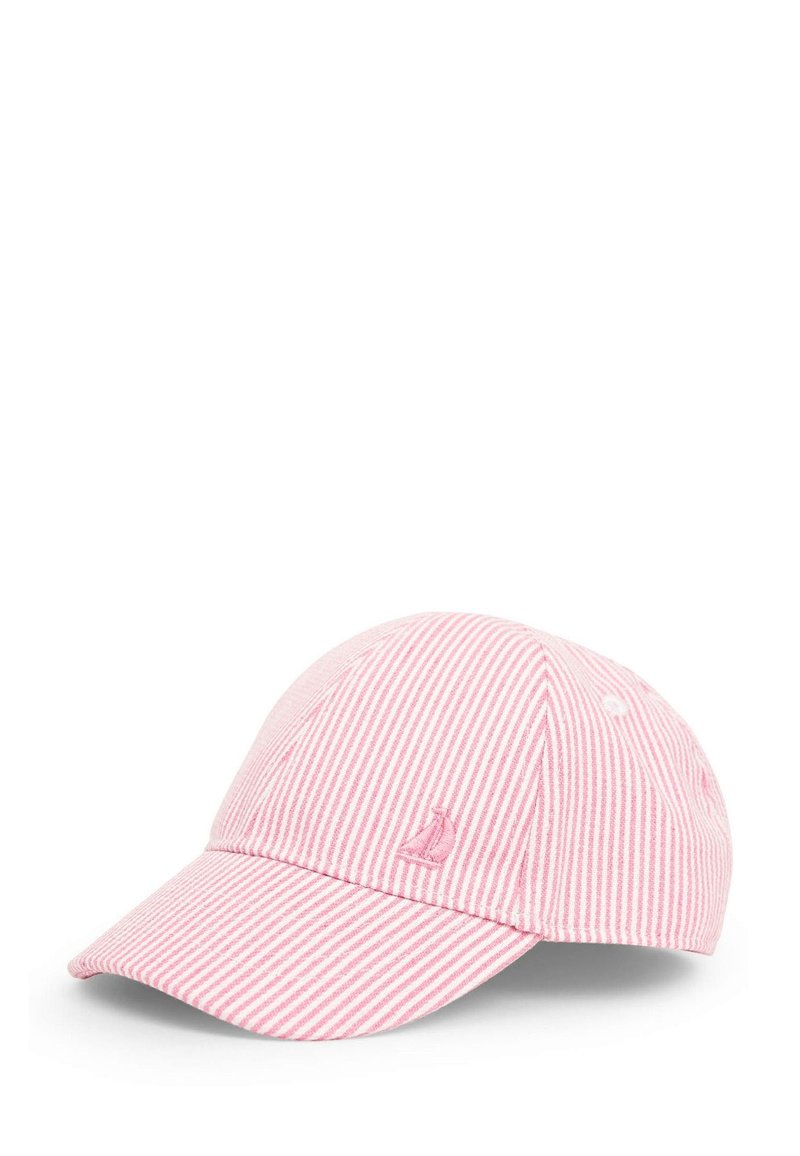 JoJo Maman Bébé - STRIPED REGULAR FIT - Nokkmüts - pink, Suurenda