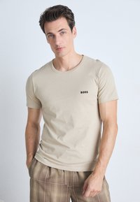 BOSS CLASSIC 3 PACK - Apakškrekls - dark blue/khaki/beige
