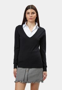 INFLUENCER V-NECK BASIC - Maglione - black