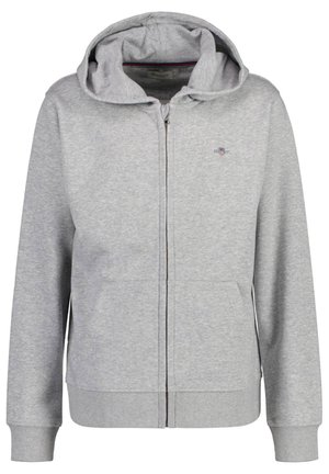 SHIELD FULL - Sweater met rits - light grey melange