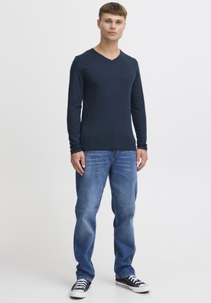 Solid, SDBASIL 2 PACK - T-shirt à manches longues - dark blue