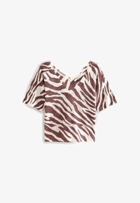 Izbrano, brown and white zebra animal