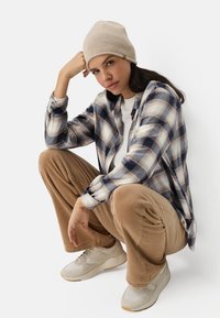 camel active Skjortebluser - milk white check