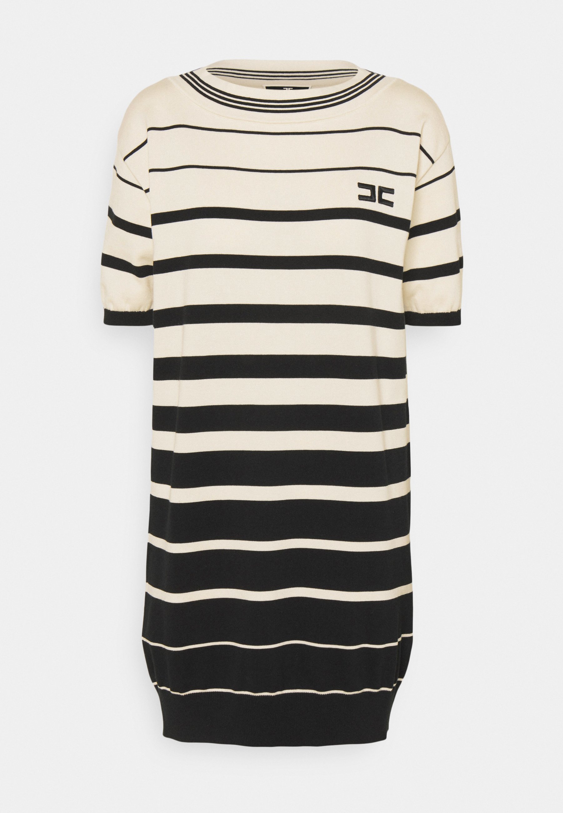 Elisabetta Franchi Abito in maglia - nero/burro/nero - Zalando.it