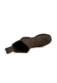 Copenhagen Studios Stivaletti con plateau - chocolate