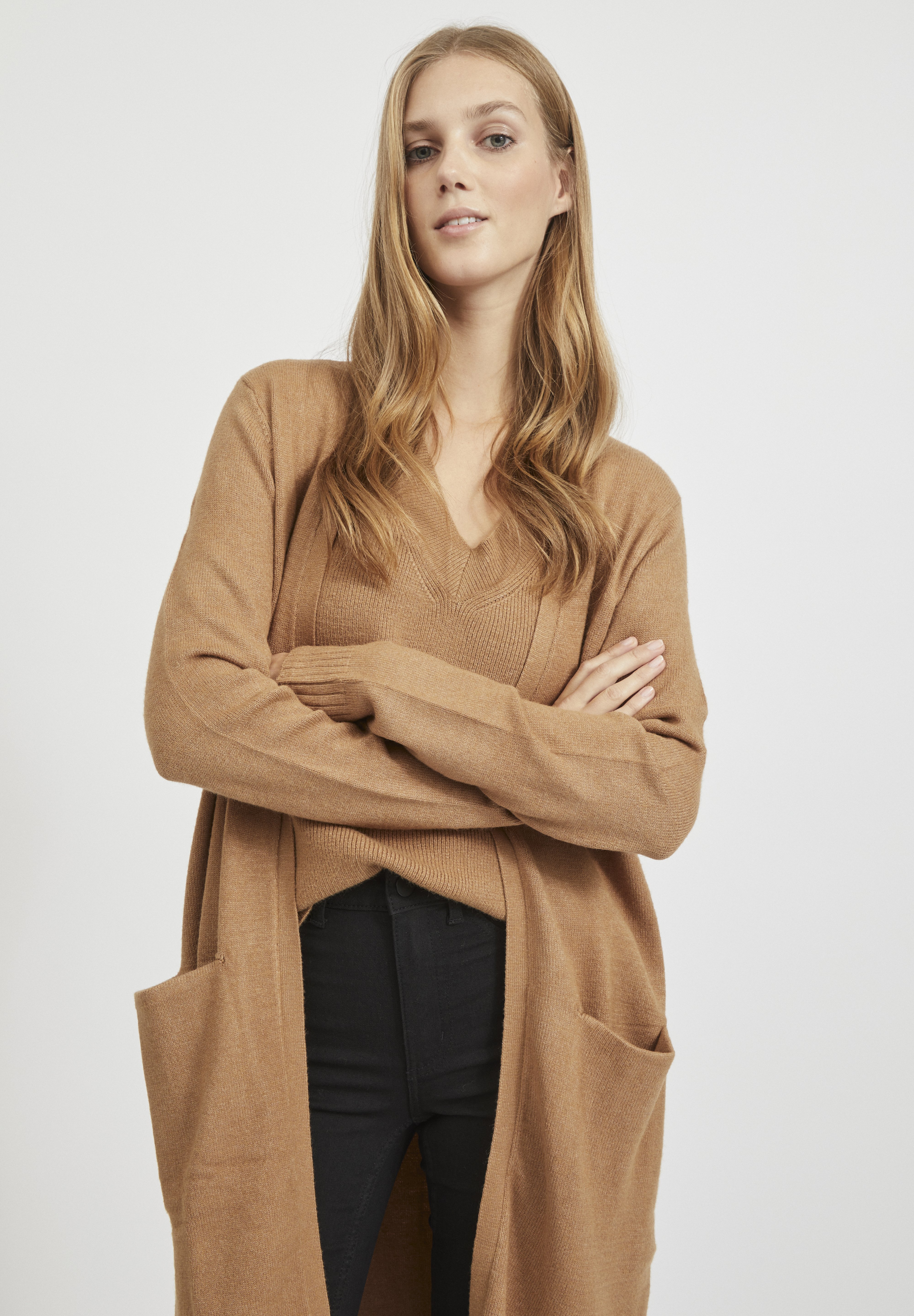 Vila VIRIL LONG - Cardigan - light 
