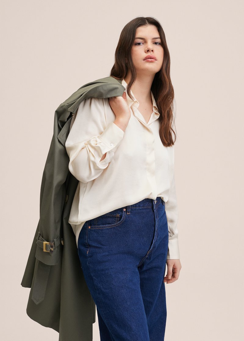 Damen Hemdblusen | Mango IDEALE Hemdbluse Ecru/offwhite - DC91463 Damen Hemdblusen | Mango IDEALE Hemdbluse Ecru/offwhite - DC91463
