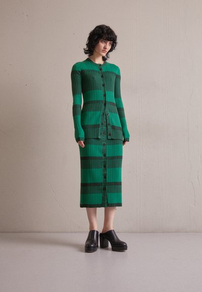 Proenza Schouler White Label BUTTON FONT SKIRT - Ceruzaszoknya - green
