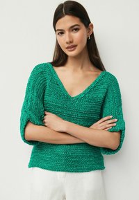 Next SHORT SLEEVE STITCH  - T-shirt con stampa - green