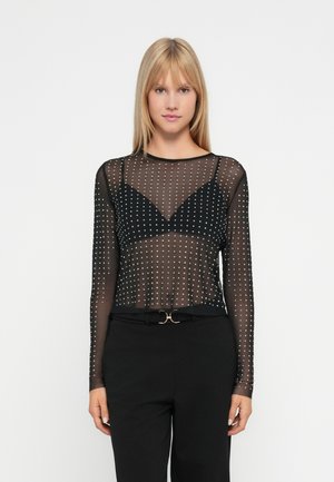 ONLHILEN RHINESTONE - Longsleeve - black