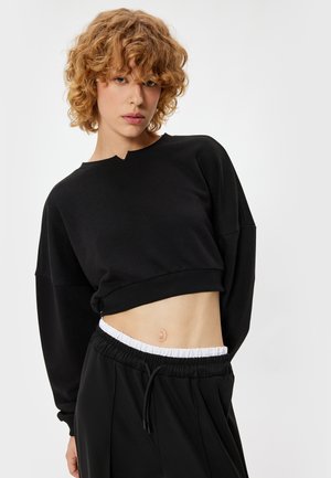 CROP - Sweater - black