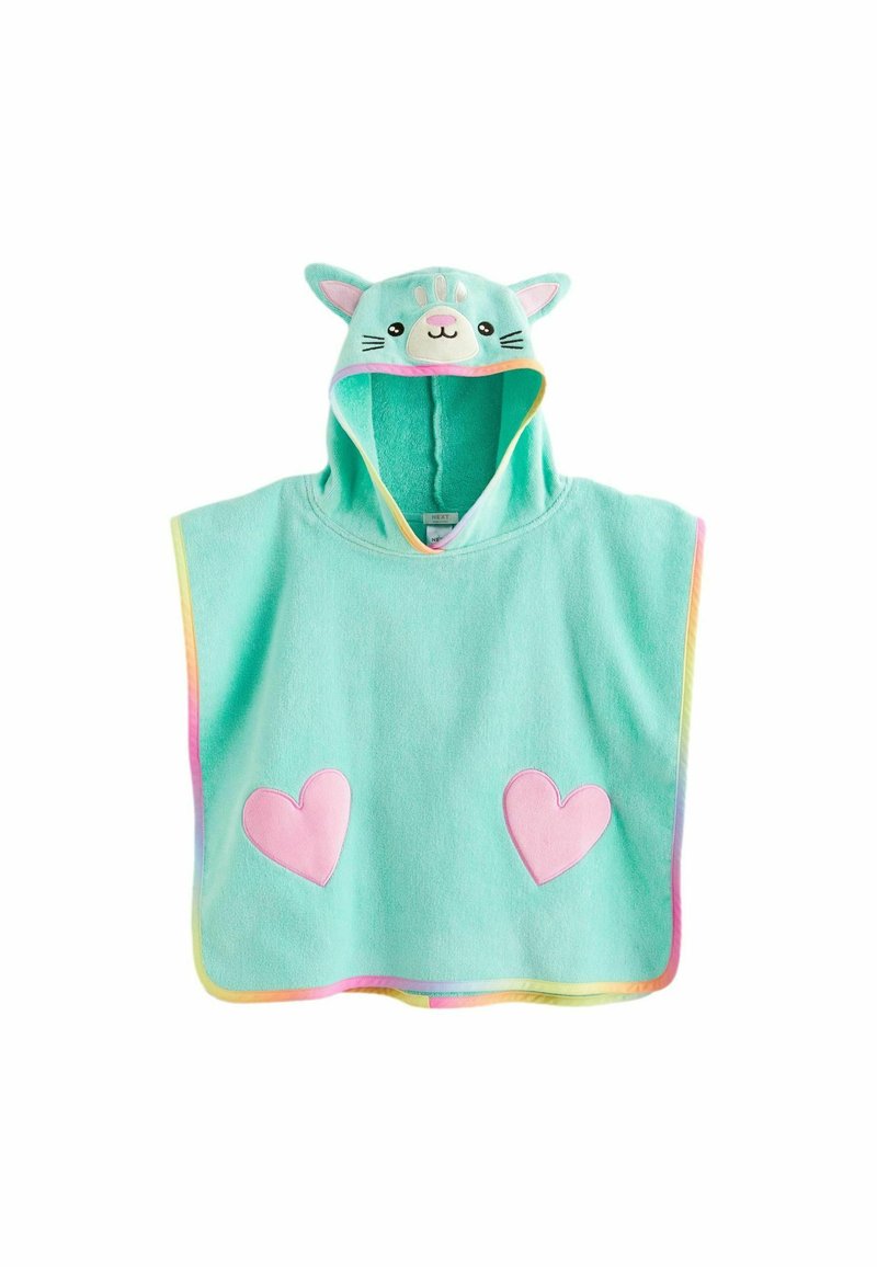 Next PONCHO  - REGULAR FIT - Albornoz - aqua blue