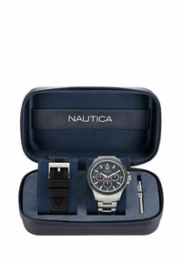 Nautica NCT WINDROSE - Orologio - silver coloured and black