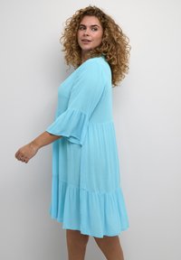 Kaffe Curve MARIANA AMI - Vestido informal - blue atoll