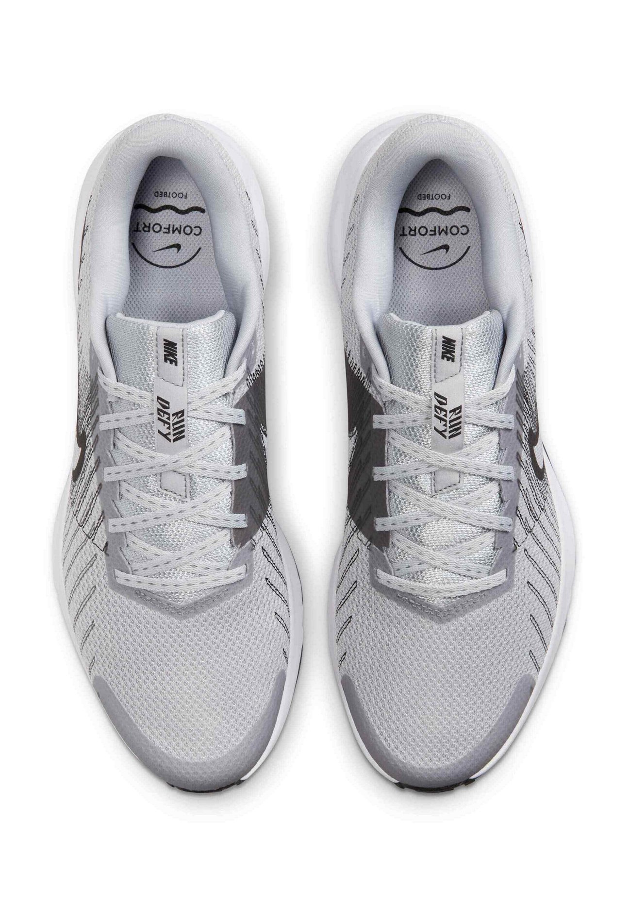nike grey athletic shoes