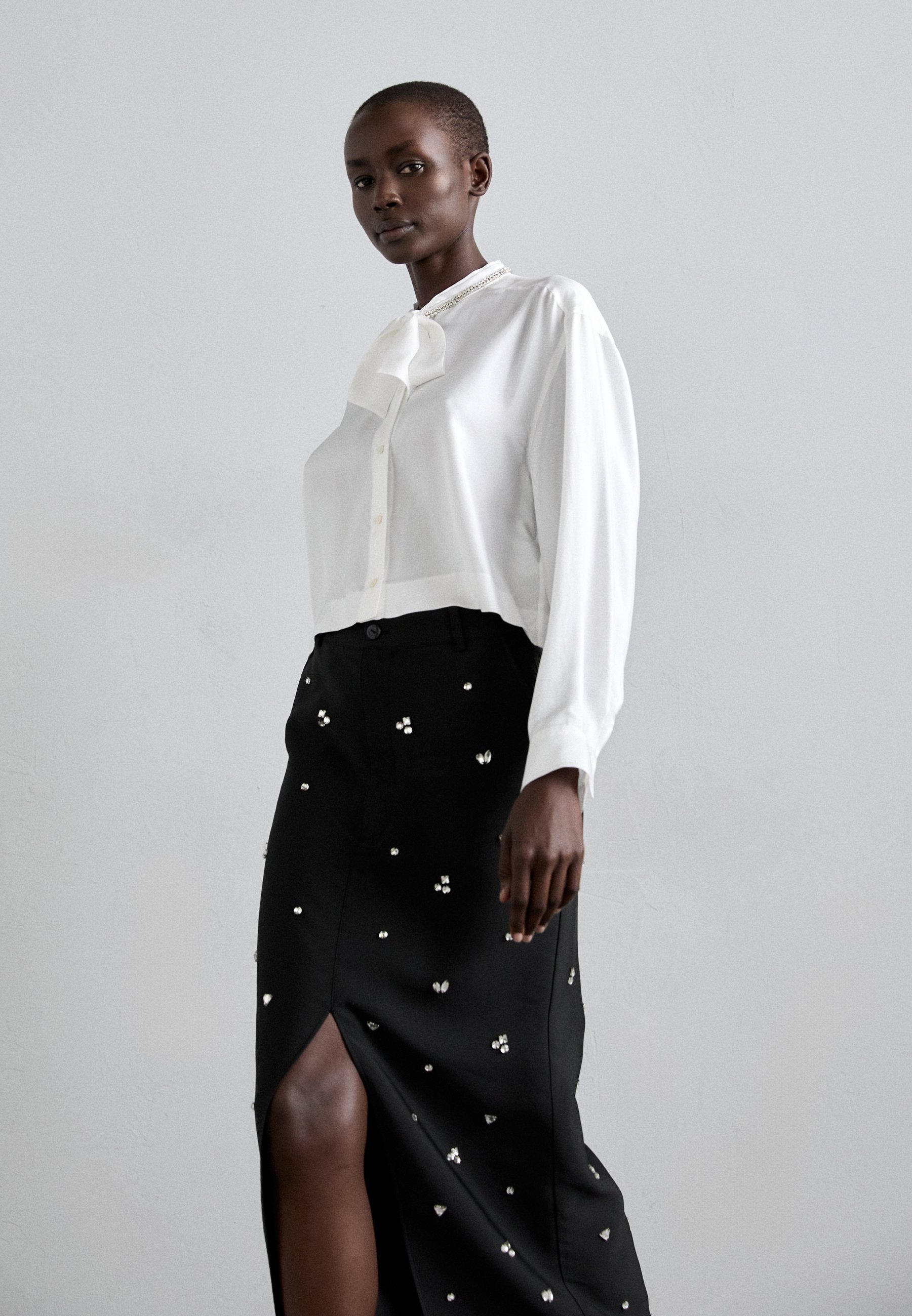 sandro INTERSTELLAR - Pencil skirt - noir/black - Zalando