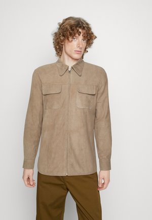 Deadwood STINGER - Læderjakker - sand