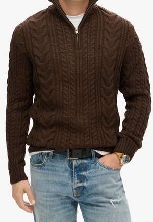 Strickpullover - brown
