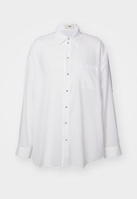 OVERSIZED EVIL EYE BUTTONS - Marškiniai - white