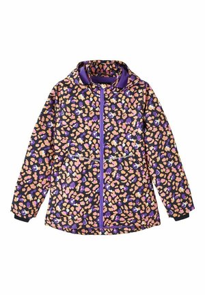 Parka - mottled dark blue