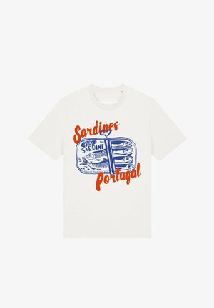 watapparel, SARDINES PORTUGAL UNISEX - T-shirt imprimé - off white