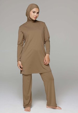 SOUTH - COVERED - WIDE - MODEST - Burkini - earthy brown