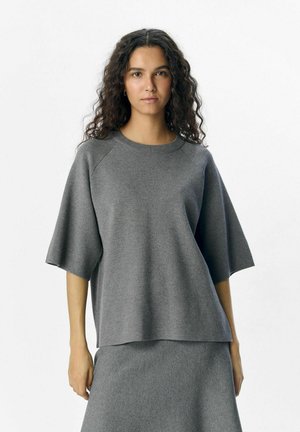 T-shirt - bas - medium grey melange