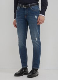 Calliope CON STRAPPI - Jean slim - blu