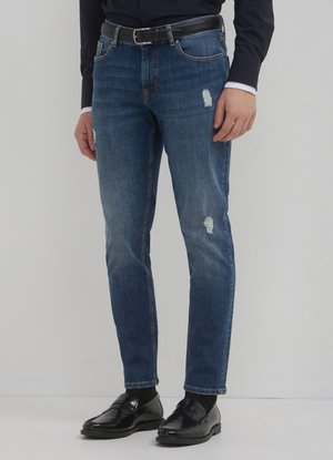 Calliope CON STRAPPI - Jeans Slim Fit - blu