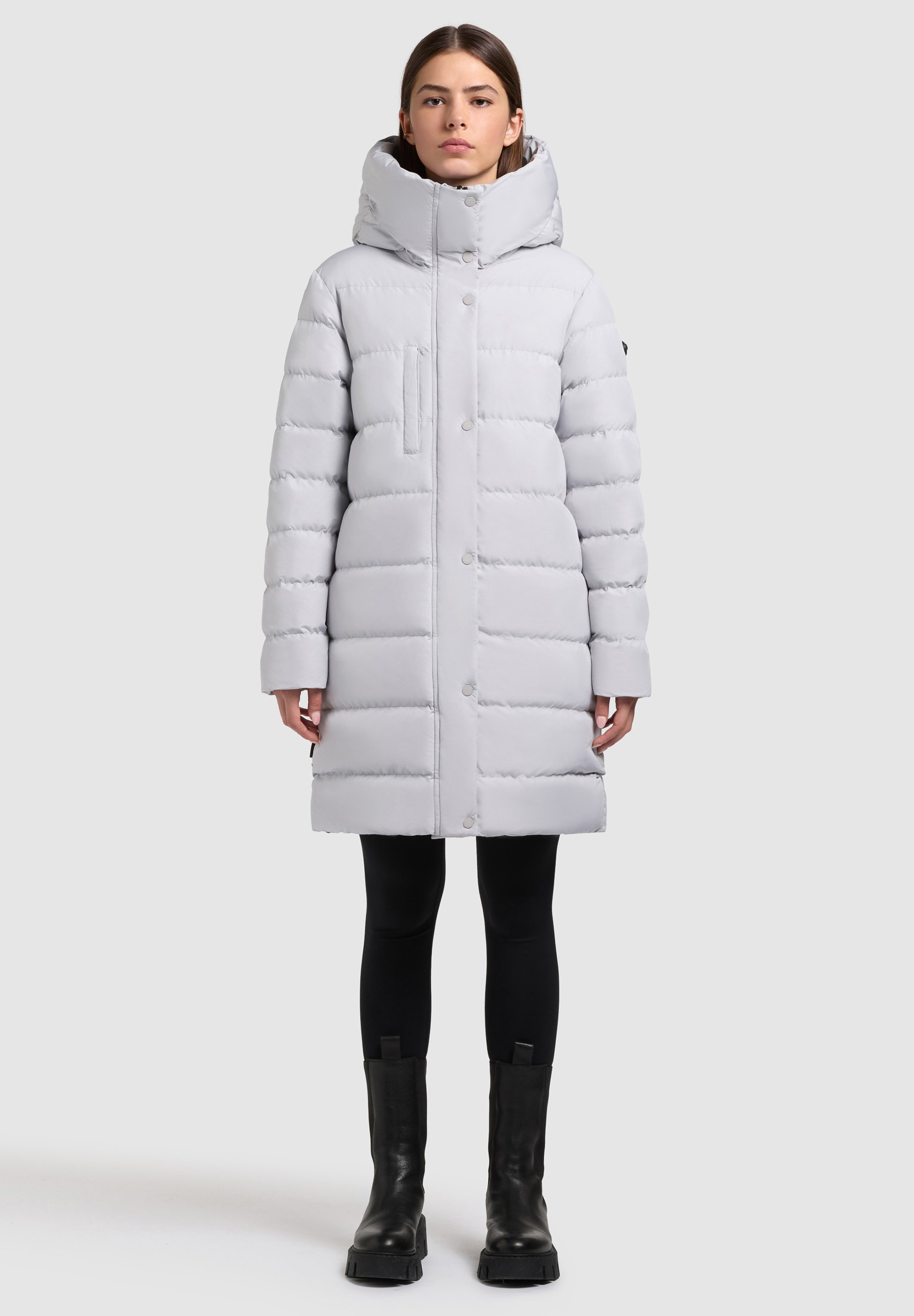 khujo PROTEA Abrigo de invierno platinum grey/gris metalizado