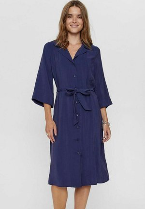 NUHAVANA  - Shirt dress - dress blues