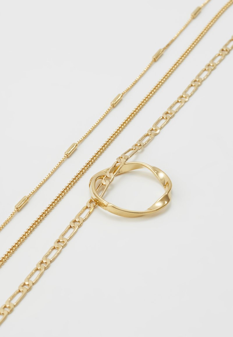 Damen Halsketten | Orelia OPEN CIRCLE CHAIN 3 PACK Halskette pale gold-coloured/goldfarben - AI17662 Damen Halsketten | Orelia OPEN CIRCLE CHAIN 3 PACK Halskette pale gold-coloured/goldfarben - AI17662
