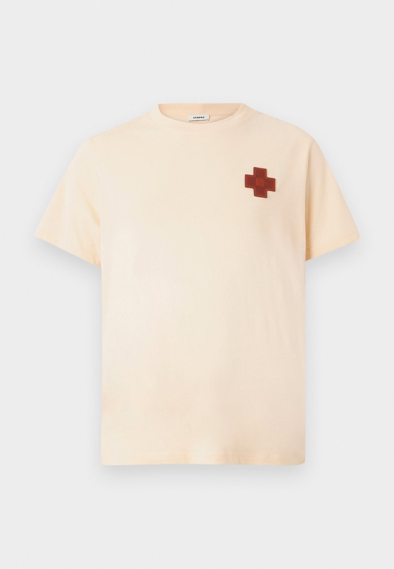 sandro T-shirt basic beige