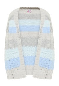 Strickjacke - hellgrau melange