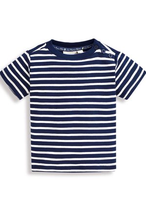 T-Shirt print - navy ecru