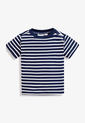 T-shirts print - navy ecru