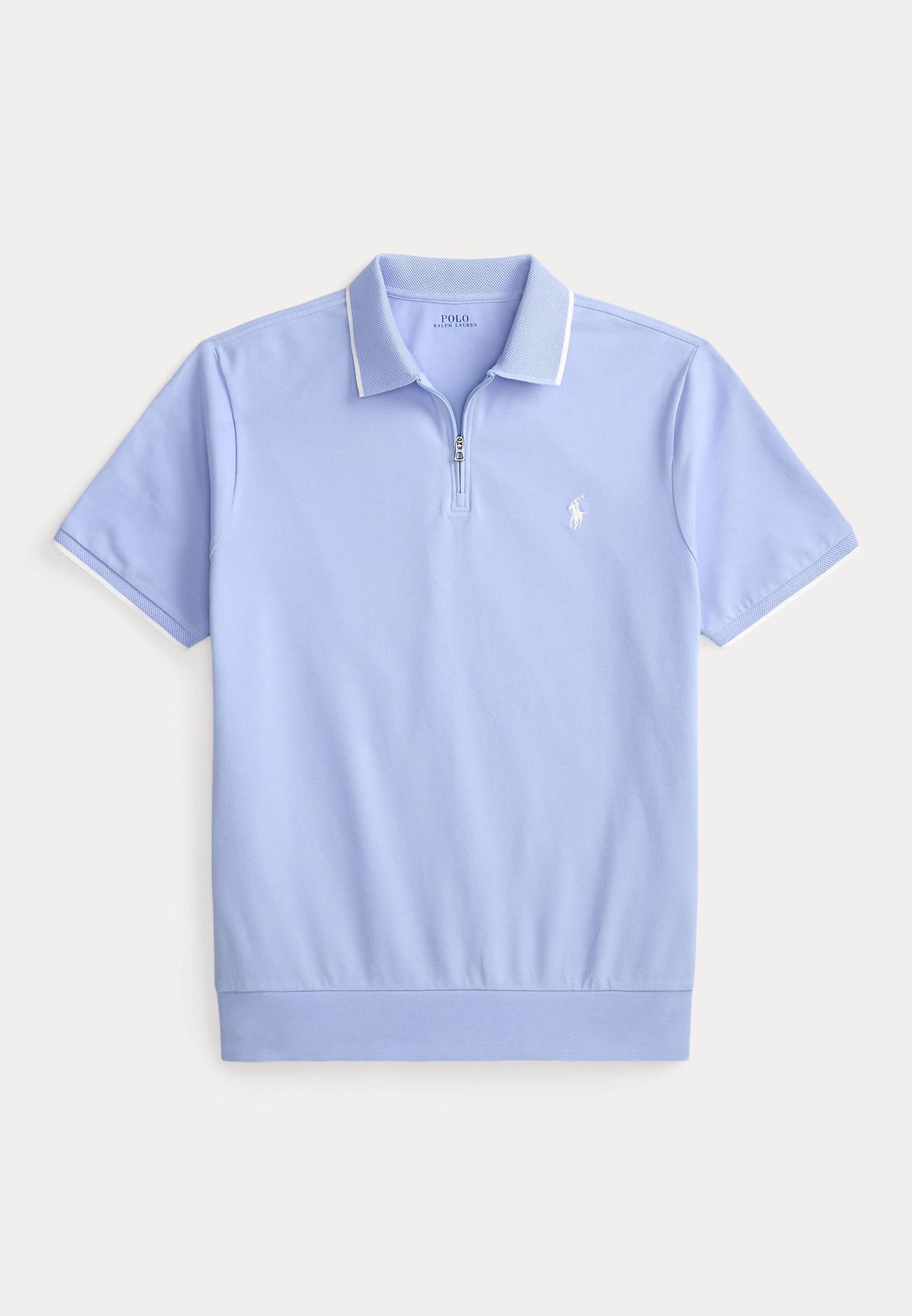 Polo Ralph Lauren CLASSIC FIT STRETCH MESH ZIP POLO SHIRT - Polo