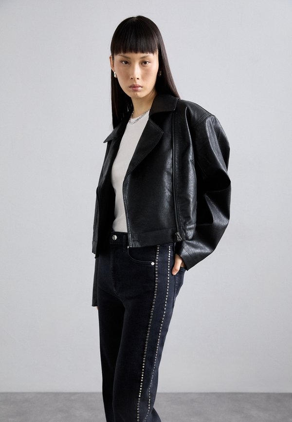 LE SLEEK STUDDED - Straight leg jeans4