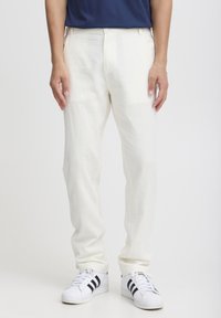 Blend - BHPANTS LINEN MIX - Trousers - snow white Thumbnail Image 1