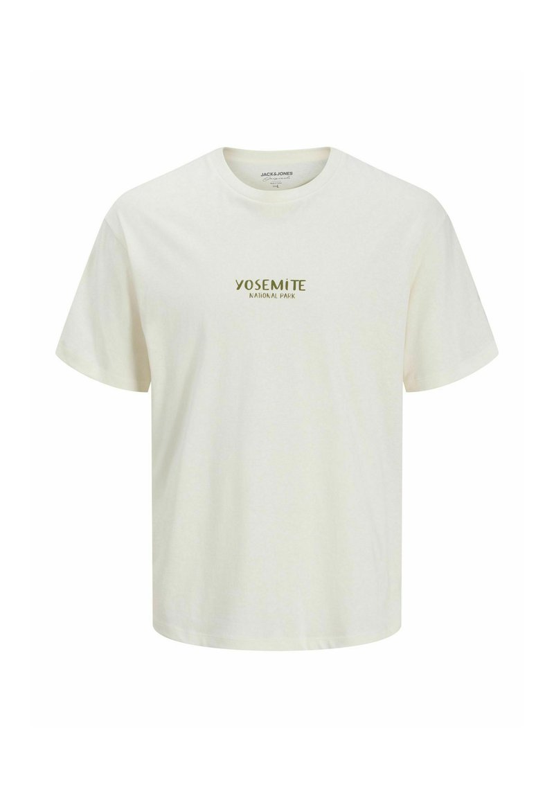 jack & jones T-shirt print crème
