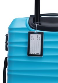 WITTCHEN MEDIUM SUITCASE WITH LUGGAGE TAG FROM ABS - Trolley - blue