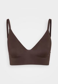 VMDITTE 2ND SKIN BRALETTE - Tričková podprsenka - coffee bean